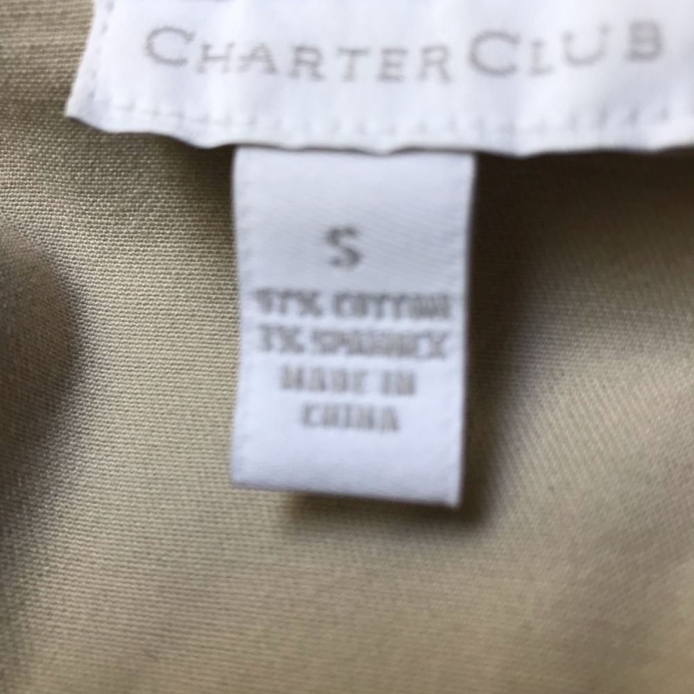 Charter Club khaki fall jacket - Picture 5 of 6